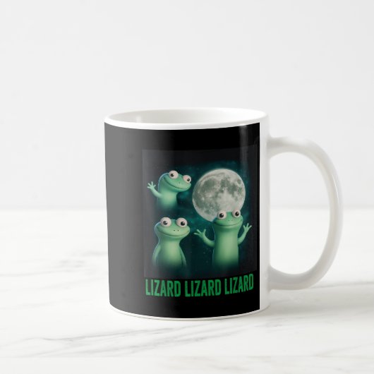 Mug Lizard Lizard Lizard Lizard Funny Lizard Moon Tren (Droite)