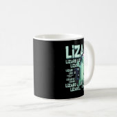 Mug Lizard Lizard Lizard Lizard Funny Weirdcore meme V (Devant droit)