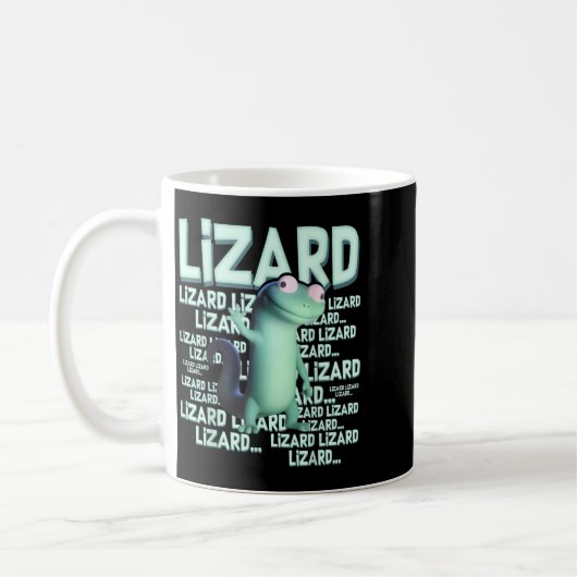 Mug Lizard Lizard Lizard Lizard Funny Weirdcore meme V (Gauche)