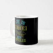 Mug Lizard Serpent Chameleon Reptiles Lover (Devant gauche)