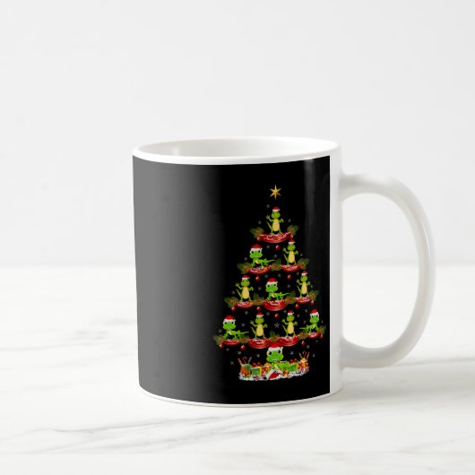 Mug Lizard Xmas Éclairage Père Noël Lizard Christmas T (Droite)