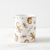 Mug Lizards Chameleons : Design Motif sans couture. (Centre)
