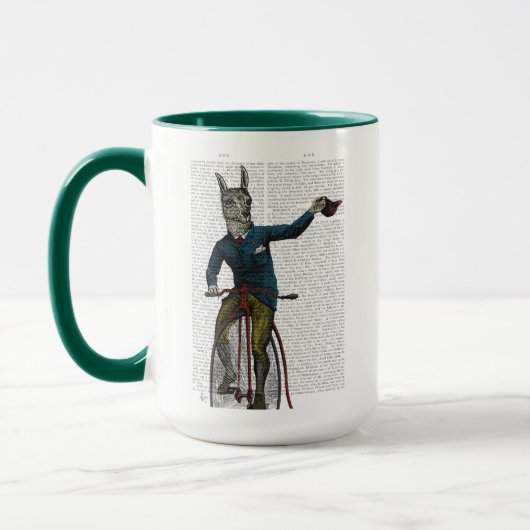 Mug Llama à vélo (Gauche)