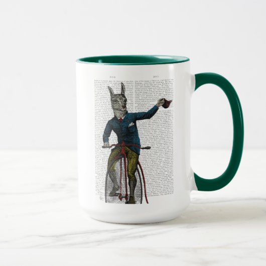 Mug Llama à vélo (Droite)