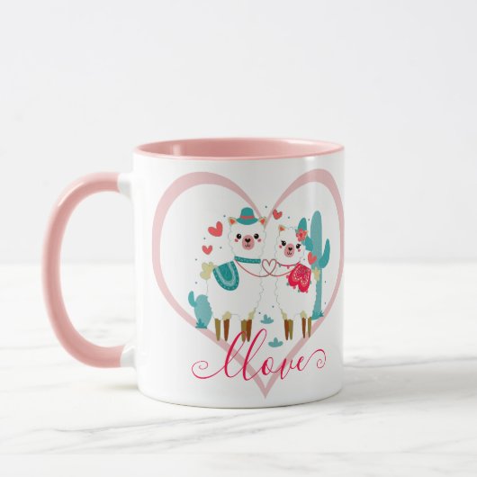 Mug Llama Amour (Gauche)