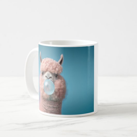 Mug Llama Bubblegum Funny (Devant gauche)