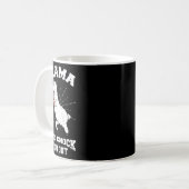 Mug Llama Dit Vous Frapper En Boxe Drôle Halloween Gi (Devant gauche)