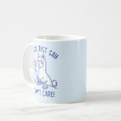 Mug Llama Just Say I Don't Care - Funny Llama Office (Devant gauche)