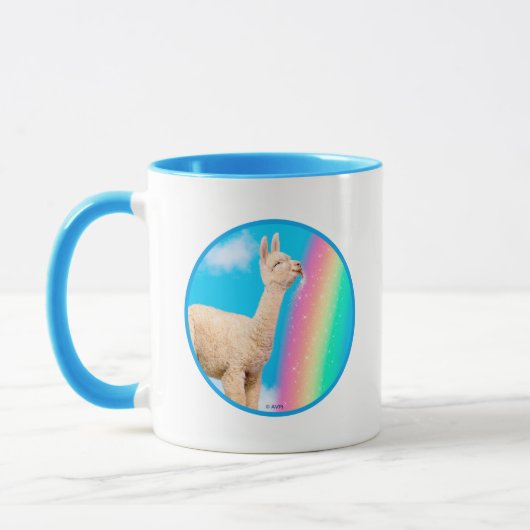 Mug Llama Licking Rainbow (Gauche)