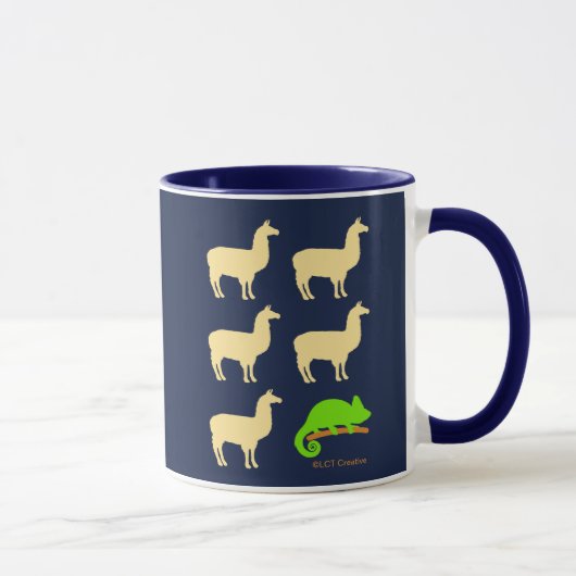 Mug Llama Llama Llama Llama Chameleon (Droite)