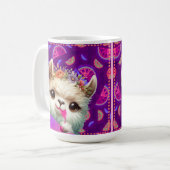 Mug Llama malicieux (Devant gauche)