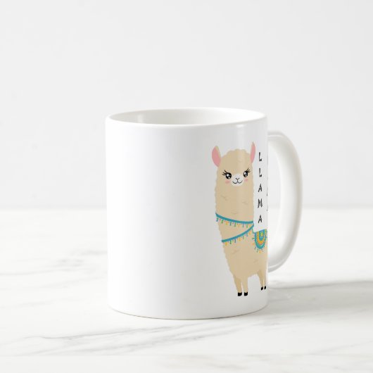 Mug Llama maman (Devant droit)