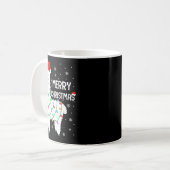 Mug Llama Merry Christmas Kids Funny Llama Christmas L (Devant gauche)