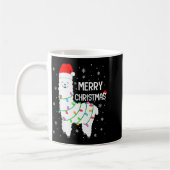 Mug Llama Merry Christmas Kids Funny Llama Christmas L (Gauche)