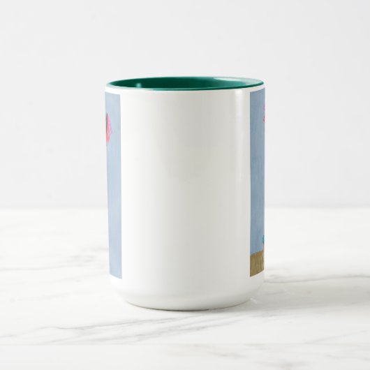 Mug Llama ornée - Beige (Centre)