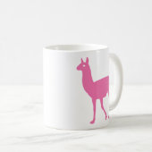 Mug Llama rose (Devant droit)