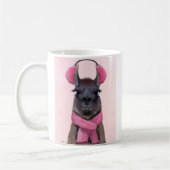 Mug Llama rose (Gauche)