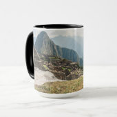 Mug Llama surplombant les ruines | Machu Picchu, Pérou (Devant gauche)