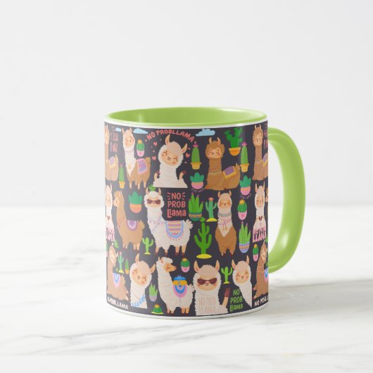 Mug Llamas (Devant droit)