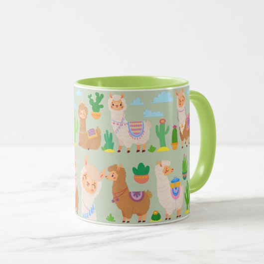 Mug Llamas (Devant droit)