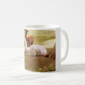 Mug Llamas Avec Bébé Cria (Devant droit)