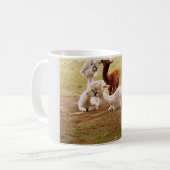 Mug Llamas Avec Bébé Cria (Devant gauche)