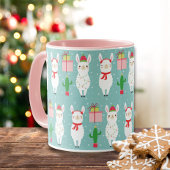 Mug Llamas de Noël d'hiver | Vacances