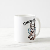 Mug Llamas & Drama Drôle Llama Art Dessin (Devant droit)