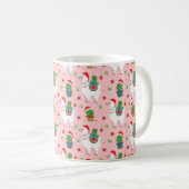 Mug Llamas et cactus Motif de Noël (Devant droit)