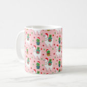 Mug Llamas et cactus Motif de Noël (Devant gauche)