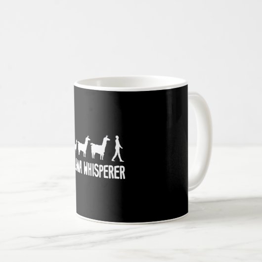 Mug llamas lama alpaca gardien llama chuchoter llama (Devant droit)