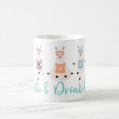 Mug Llamaste & Boire Café Yoga Llamas Monogramme (Centre)
