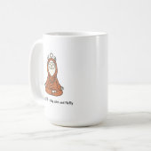 Mug "Llamaste - reste calme et duveteux" (Devant gauche)