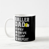 Mug Ller Dad Pay Drive Clap Repeat Sell Softll Dad (Gauche)