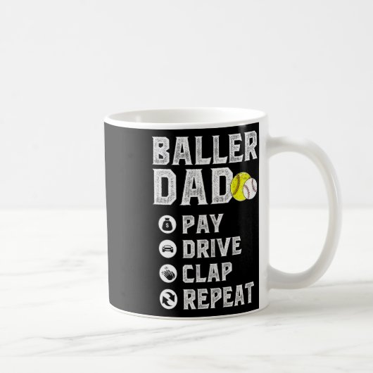 Mug Ller Dad Pay Drive Clap Repeat Sell Softll Dad (Droite)