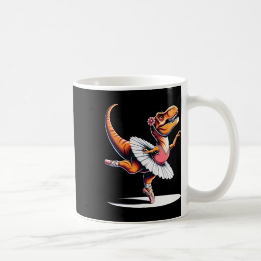Mug Llerina T-rex Danse  (Droite)