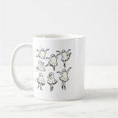 Mug Llet Ghost Llet Dancer Danse Éffrayante Enseignant (Gauche)