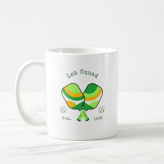 Mug Lob Squad Pickleball Retro Coloré