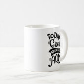 Mug L'objectif d'aujourd'hui est de garder les enfants (Devant droit)