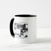 Mug L'obscura réflexe d'appareil-photo de boîte (Devant gauche)