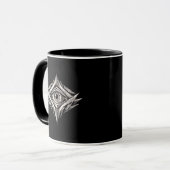 Mug L'Observer Core – Œil géométrique de la conscience (Devant gauche)
