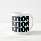 Mug Location location location funny real estate (Devant droit)