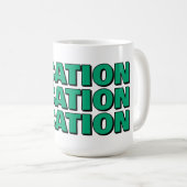 Mug Location location location funny realtor gift (Devant droit)