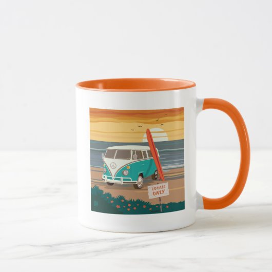 Mug Locaux uniquement | VW Surf Van (Droite)