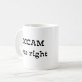 Mug l'occam avait raison (Devant gauche)