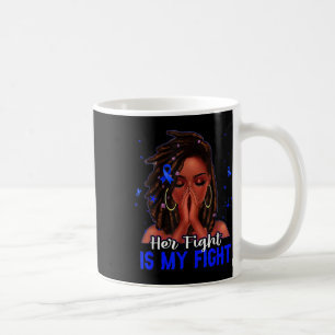 Mug Loc'd Hair Black Woman Son combat est mon combat D