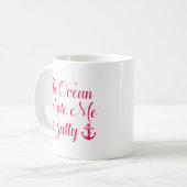 Mug L'Océan M'A Rendu Salé (Devant gauche)