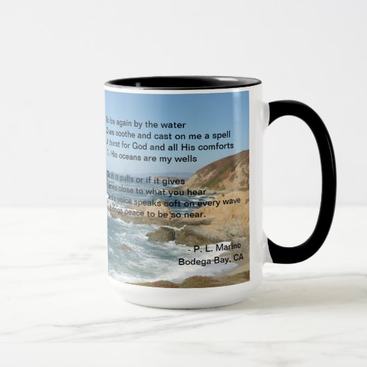 Mug L'océan pacifique comme vu de la baie de Bodega (Droite)