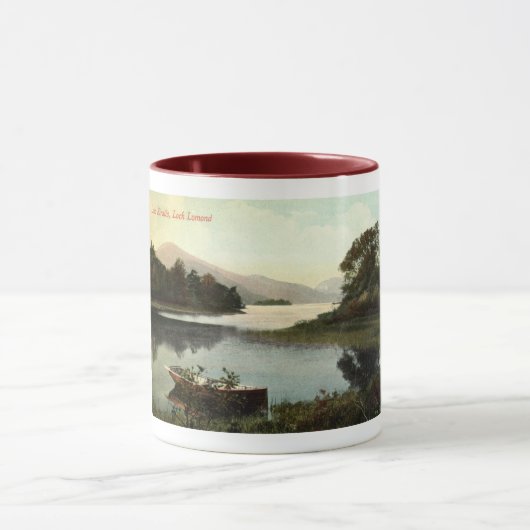 Mug Loch Lomond, Ecosse, Luss Straits 1915 Vintage (Centre)