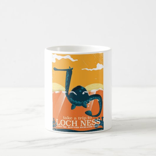 Mug Loch Ness Scotland Highlands Monster vintage (Centre)